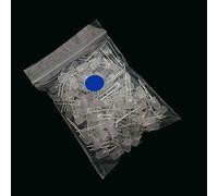 Diodo LED de 5 mm, 100 unidades, 5 mm, blanco, verde, rojo, azul, amarillo, naranja, rosa, morado, blanco cálido, cabeza redonda, lámpara LED, diodo emisor de luz (100 unidades azul niebla)