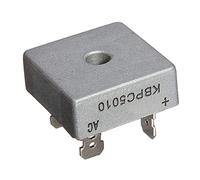 Diodo rectificador, 50A, 1000V, caja de metal, módulo de puente rectificador de diodo monofásico KBPC5010, para fuente de alimentación, electrodomésticos, de