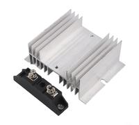 Diodo rectificador MD50A 1600V 50A con clasificación de aislamiento de CA 2500V y disipador de calor para circuitos de protección del sistema fotovoltaico