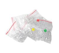 Diodos LED transparentes de 5 mm, superbrillantes, blancos, naranjas, rojos, amarillos, azules y verdes, 1,8-3,2 V, 50/100 unidades(5colors x 20pcs)