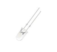 Diodos LED transparentes de 5 mm, superbrillantes, blancos, naranjas, rojos, amarillos, azules y verdes, 1,8-3,2 V, 50/100 unidades(50pcs white)