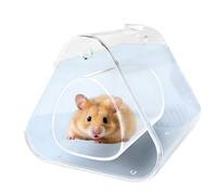 Dioeazh Cueva Refrescante De Hámster | Cueva Transparente de Enfriamiento Instantáneo para Chinchillas | Decoración para Hábitat de Mascotas Pequeñas - para Hogar Dormitorio Oficina Apartamento y