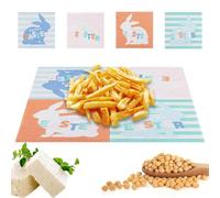 Dioeazh Naño de conejito, servilletas de papel de conejito de Pascua | Lindas toallas de papel decorativas de conejito, 20 hojas/paquete - Recolectar decoraciones de mesa Suministros de Pascua