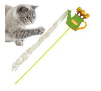 Dioeazh Varitas de Juguetes para Gatos, Juguete de Varita de Gato,Varitas de Gato para Gatito Interior | El Juego de Plumas de Borla interactiva Puede Dar a los Suministros para Mascotas para la Caza
