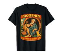 Diógenes Comic Retro Griego Filósofo Gráfico Camiseta