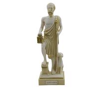 Diogenes - Figura de Filósofo Griego Antiguo Cínico de Alabastro Fundido