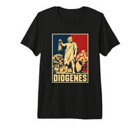 Diógenes Linterna Filósofo Griego Antiguo Cínico Atenas Camiseta Premium