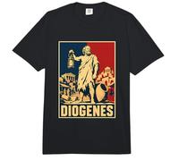 Diógenes Linterna Filósofo Griego Antiguo Cínico Atenas Comfort Colors Adult Heavyweight T-Shirt