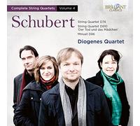 SCHUBERT: String Quartets Vol. 4, Diogenes Quartet [CD de audio] Diogenes Quartet and Schubert