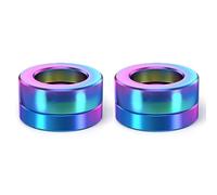 Diogeynu Espaciador de arandela de tornillo de freno de disco, pinza de bicicleta, pernos fijos, espaciador de juntas para bicicletas de montaña, arandelas cóncavas convexas