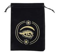 Diogeynu Paquete de tarjetas de juego de mesa con cordón, bolsa de almacenamiento de tarot, bolsas de joyería, bolsas de embalaje de cristal de adivinación de brujas, b