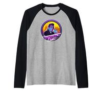 Diomedes Diaz Colombia Camisa El Cacique Vallenato Estilo años 80 Camiseta Manga Raglan