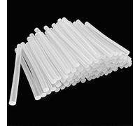 Diompirux 100 piezas 7 x 100mm Barras de Pegamento Caliente Transparentes, Barras de pegamento caliente Transparente para Pistola Bricolaje Artesanías, Sin Disolventes Secado Rápido