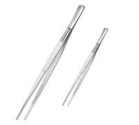 Diompirux 2 Piezas 304 Acero Inoxidable Pinzas de Cocina Profesionales(30CM+20CM), Pinzas para Barbacoa Multifunción, Pinzas de espina de pescado, para chefs,amantes de la comida,reuniones familiares