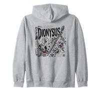 Dionisio Antiguo Dios Griego Vino Madness Mito Sudadera con Capucha