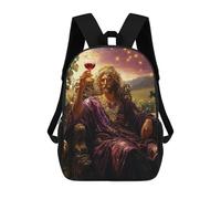 Dionysus, God of Wine And Ecstasy - Master of Divine Celebration Mochila Infantil Para Niñas, Mochila Escolar 3D, Mochila Para Niños Pequeños, Mochila Informal De Día, Mochila Escolar De Moda 17inch