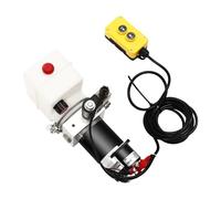 DioPaiB Bomba hidráulica de 12 V para remolques basculantes, 800 W, bomba hidráulica de acción simple para volquetes de 2850 rpm, bomba hidráulica con indicador de tensión, para remolques basculantes