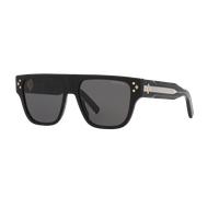 DIOR Hombre Sunglass Cd Diamond S6I Dm40124I - Color del Marco: Negro Brillante, Color de la Lente: Gris