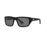 DIOR Hombre Sunglass Dior3D S1I Dm40127I - Color del Marco: Negro Mate, Color de la Lente: Gris