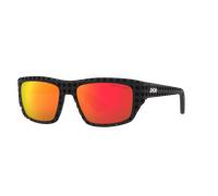 DIOR Hombre Sunglass Dior3D S1I Dm40127I - Color del Marco: Negro Mate, Color de la Lente: Rojo