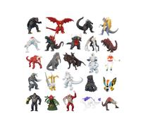 Diorama detallado de Godzilla vs. Kong en PVC, coleccionable del Rey Cicatriz y el Demonio de las Nieves