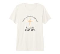 Dios amó Tanto al Mundo versículo bíblico Cristi Camiseta Premium