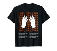 Dios Ayuda a Quienes Se Ayudan a Sí Mismos Camiseta gráfica económica, Hombre, Negro, S