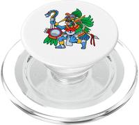 Dios Azteca de la Guerra y del Sol - Huitzilopochtli PopSockets PopGrip para MagSafe