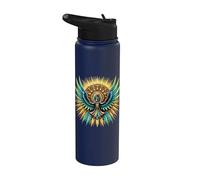 Dios azteca Huitzilopochtli Mexicano Stainless Steel Insulated Water Bottle