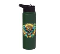 Dios azteca Huitzilopochtli Mexicano Stainless Steel Insulated Water Bottle