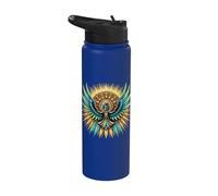 Dios azteca Huitzilopochtli Mexicano Stainless Steel Insulated Water Bottle