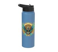 Dios azteca Huitzilopochtli Mexicano Stainless Steel Insulated Water Bottle