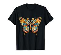 Dios azteca Mariposa Obra De Arte Nativo Mexicano Orgullo Tolteca Camiseta