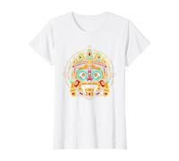 Dios Azteca Tlaloc Mitología Maya Deidad Patrimonio Mexicano Camiseta gráfica económica, Mujer, Blanco, S
