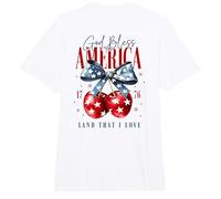 Dios Bendiga a América 1776 Land That I Love Backprint Comfort Colors Adult Heavyweight T-Shirt