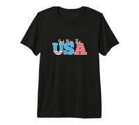 Dios Bendiga a Estados Unidos Camiseta Premium