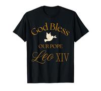 Dios bendiga a nuestro Papa León XIV Espíritu Santo Fe Católica Paz Camiseta