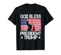 Dios bendiga al presidente Trump 2024 Apoye las elecciones de Trump 2024 Camiseta