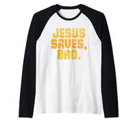 DIOS Bendiga Biblia Fe Jesús Bendito Familia Americana Bendición Camiseta Manga Raglan