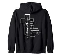 Dios bendiga la Biblia bendecida familia americana bendición arte en la espalda Sudadera con Capucha