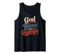 Dios Bendiga y Buenas Noches, oraciones de Buenas Noches, oraciones por la Noche Camiseta sin Mangas