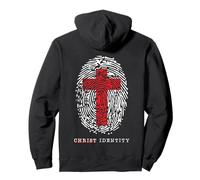Dios Biblia Fe Bendita Familia Americana Bendición Arte En La Espalda Sudadera con Capucha