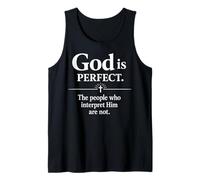 Dios Cita de fe Cristiana Camiseta sin Mangas