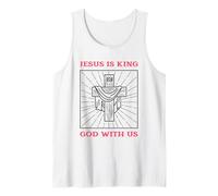 Dios con Nosotros (Jesus Cross Graphic) Camiseta sin Mangas