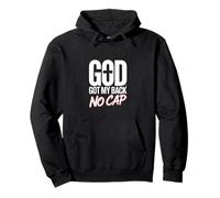 Dios consiguió mi Espalda No Cap Jesús Sudadera con Capucha