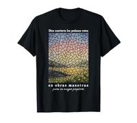 Dios Convierte Pedazos Rotos Cristiano Español Religioso Dios Camiseta