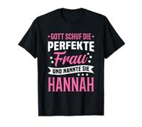 Dios creó a la Mujer llamó Hannah Camiseta