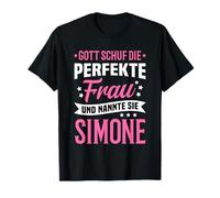 Dios creó a la Mujer llamó Simone Camiseta