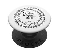 Dios cuidará de ti, No Pierdas la fe no Dejes de Creer PopSockets PopGrip Adhesivo