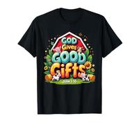 Dios da buenos regalos, versículo bíblico agrícola Yee Haw VBS 2025 Camiseta